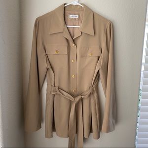 Confort Absolu Paris Tan Peacoat Size 4